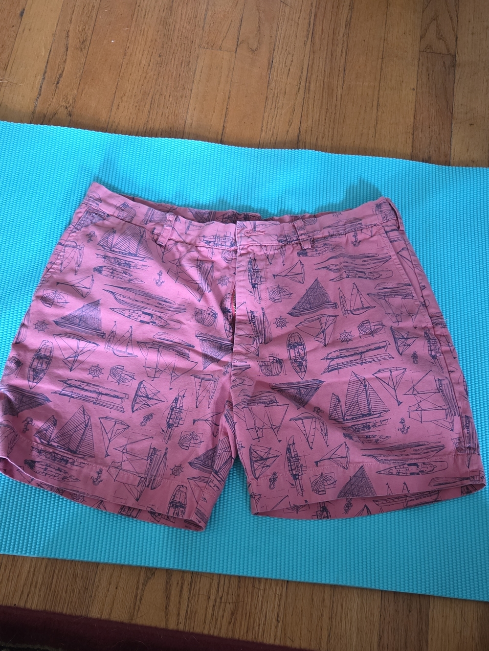 Polo Ralph Lauren Pink Sailboat-Print Shorts